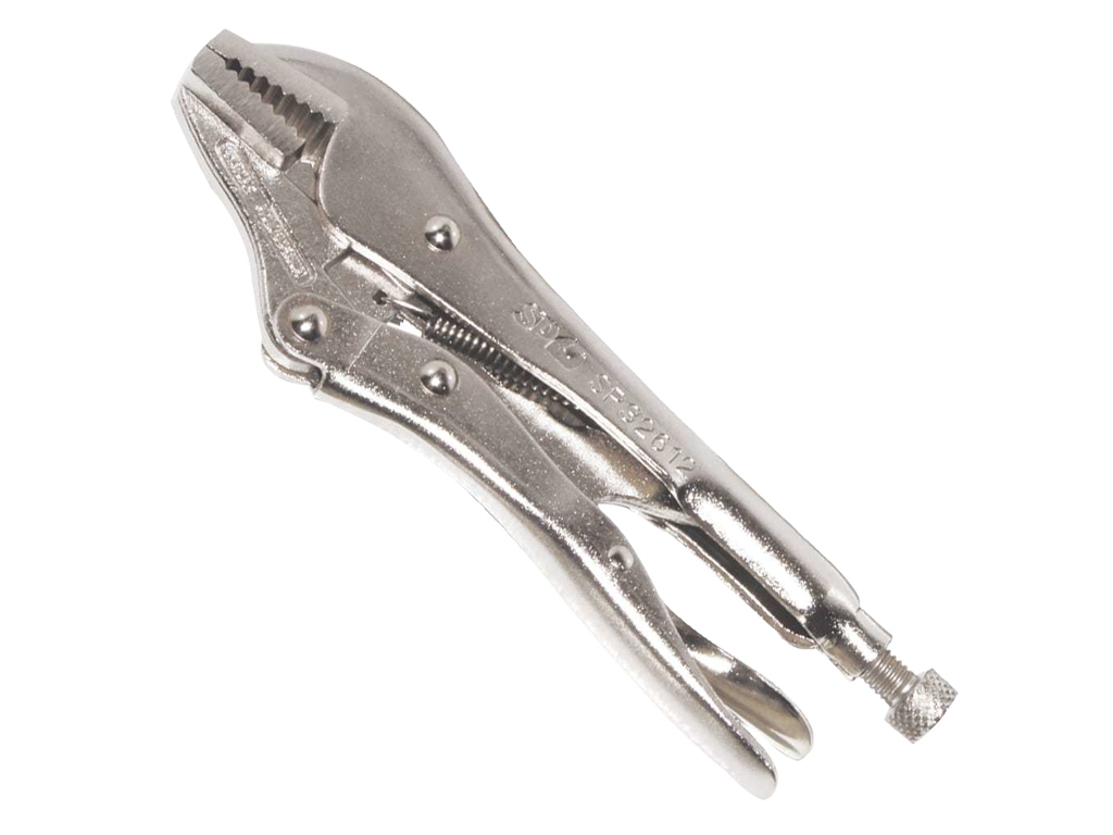 Pince Étau ECLIPSE E7R Mâchoire Droite 175mm - Acier Chrome-Molybdène - Gris