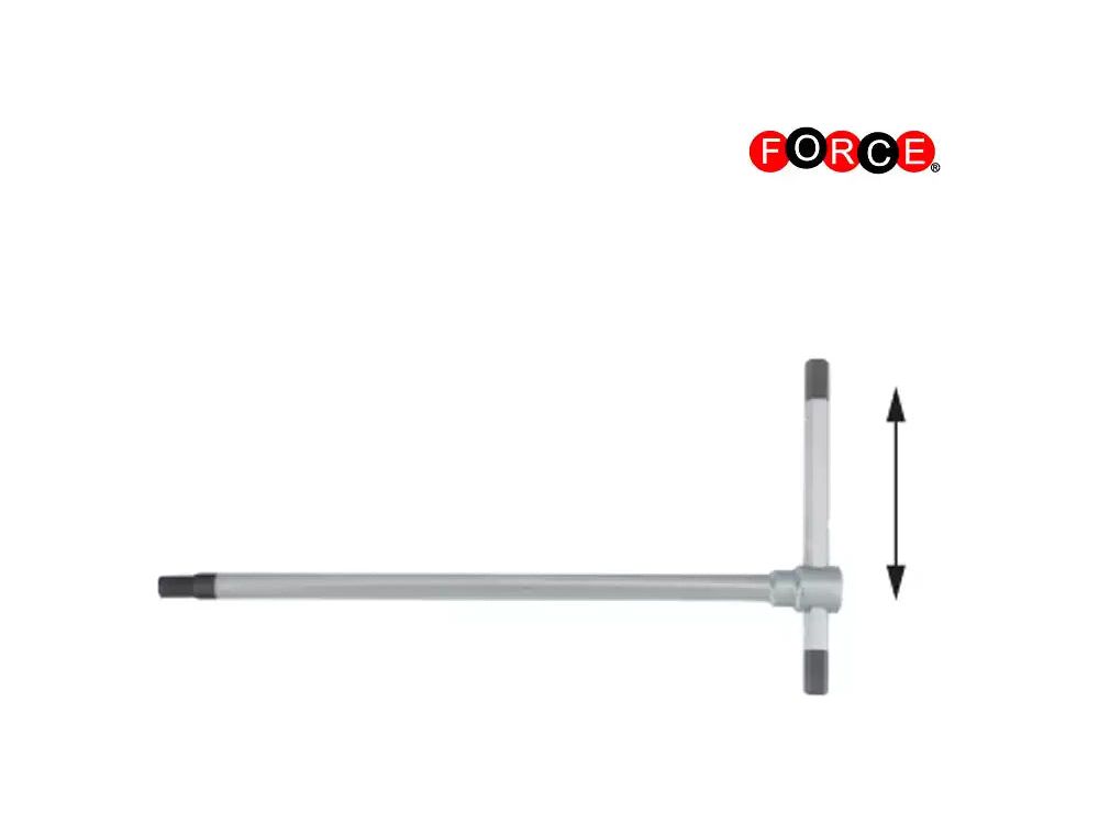 Clé à Douille Coulissante à Poignée En T 1/2 Pouce - Barre De Disjoncteur En Acier Robuste, Longueur 500mm, Force De Torsion élevée