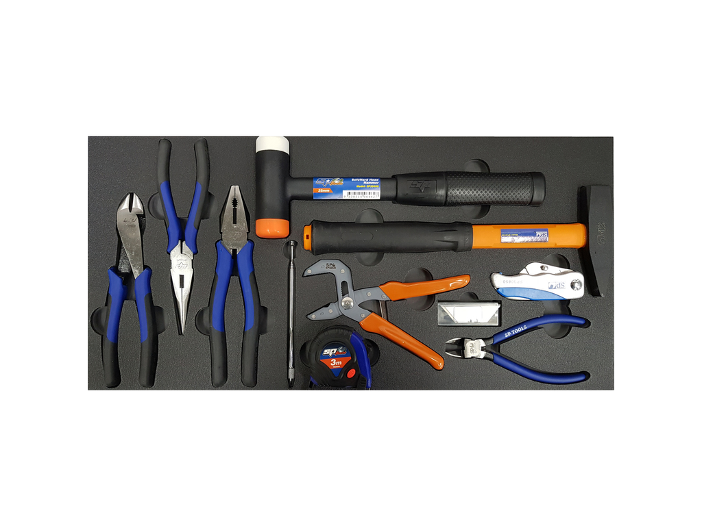 Module pinces et marteaux - 11 pièces (XS) SP Tools