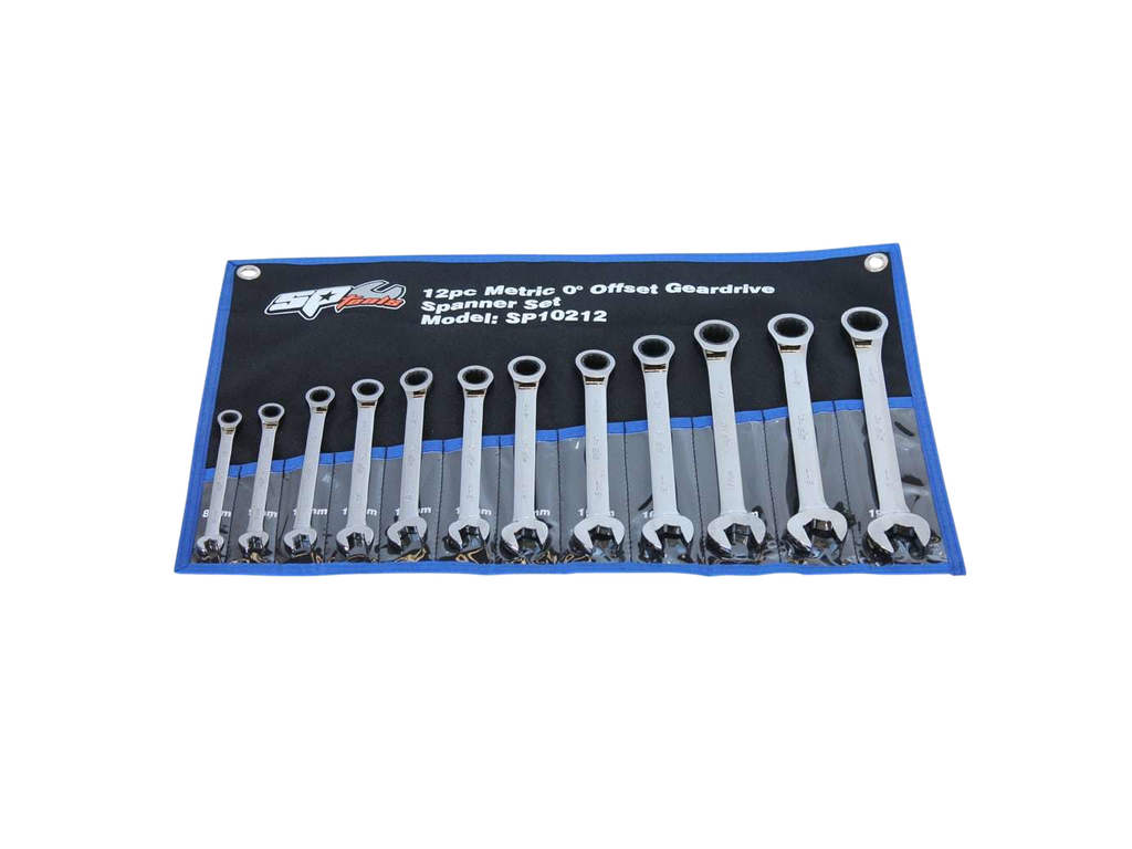 Assortiment de clés mixtes à cliquet - 12 pièces SP Tools