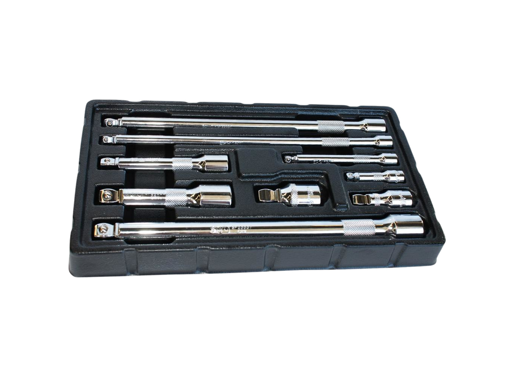Assortiment de rallonges 1/4'' 3/8'' 1/2'' - 9 pièces SP Tools