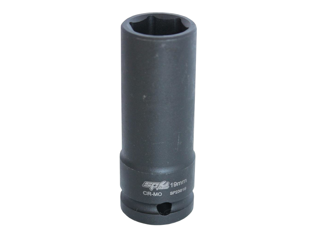 Douille impact longue 1/2'' 6 pans 8 mm SP Tools