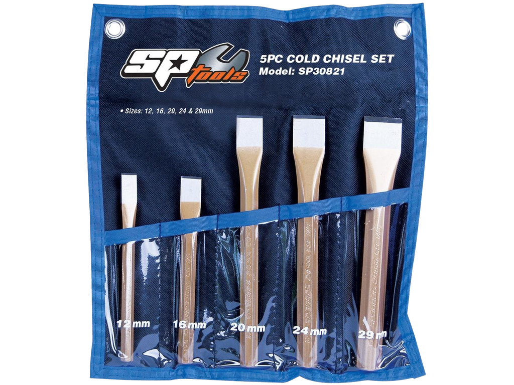 Assortiment de burins -  5 pièces SP Tools