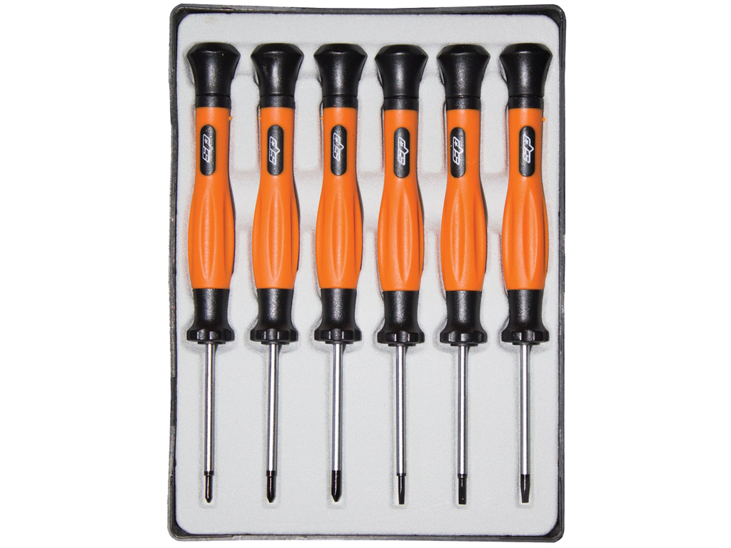 Assortiment de tournevis de précision Phillips et Plats - 6 pièces SP Tools