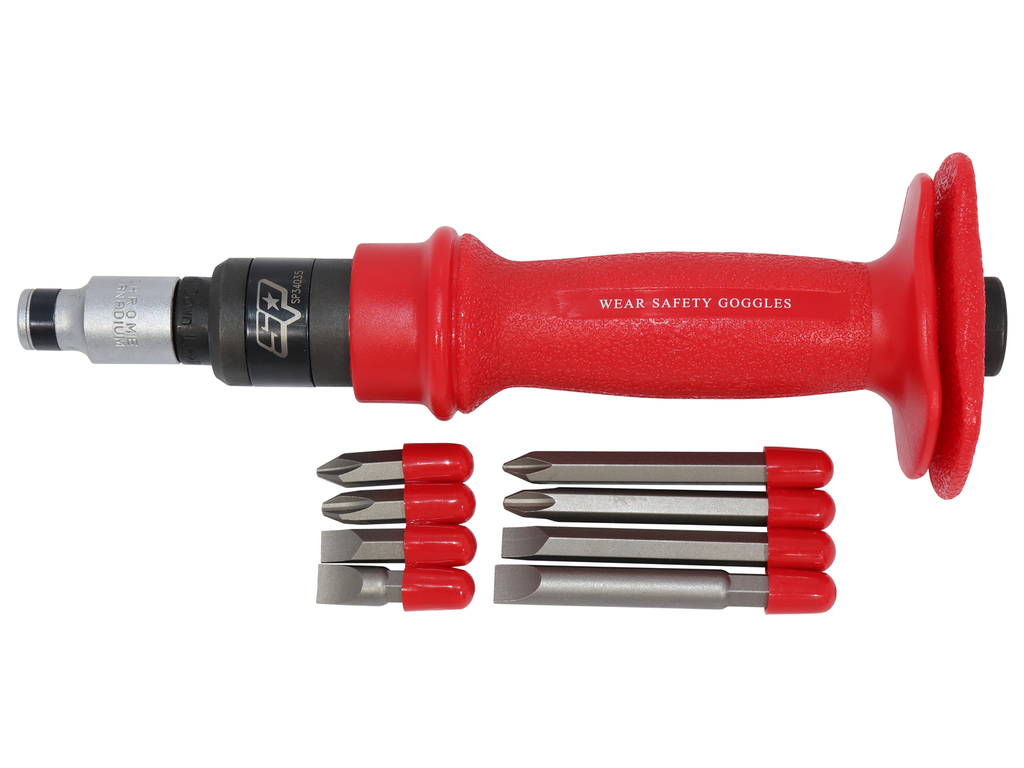 Tournevis à frapper renforcé - 9 pièces SP Tools