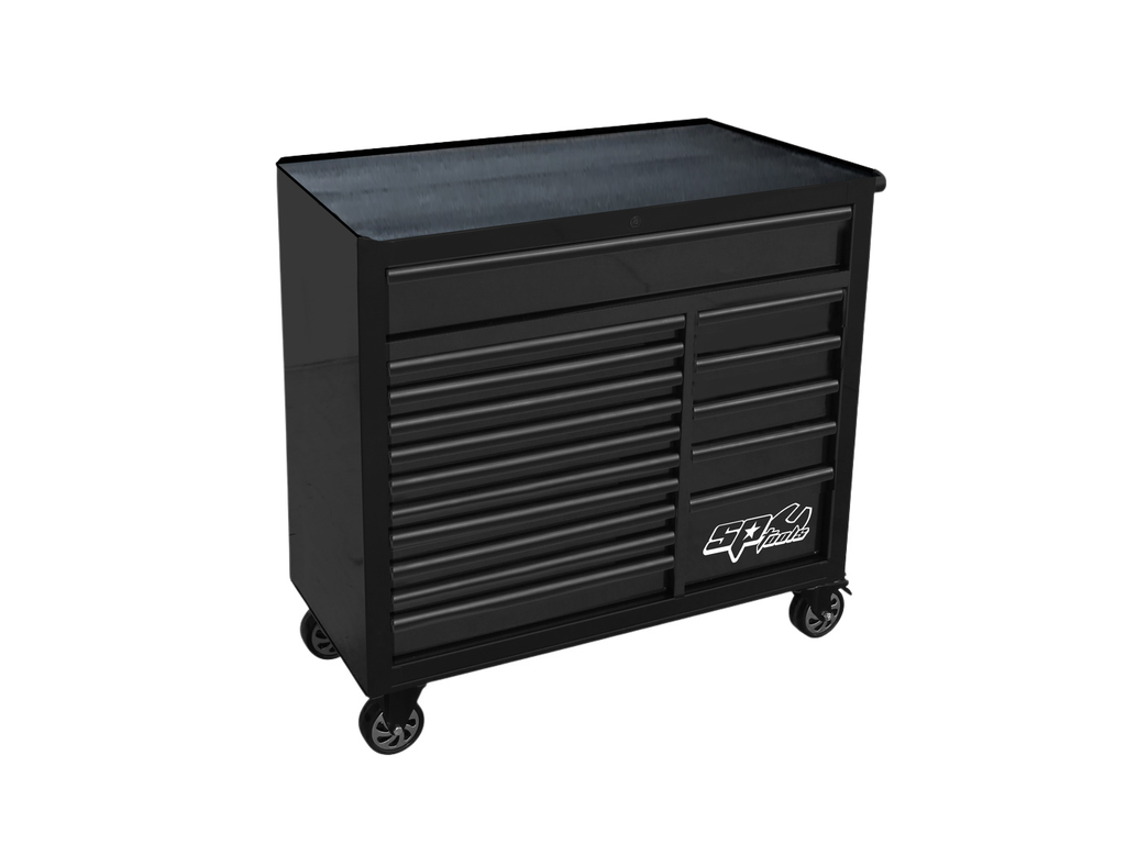 Servante TECH SERIES 16 tiroirs équipée de 408 outils SP Tools