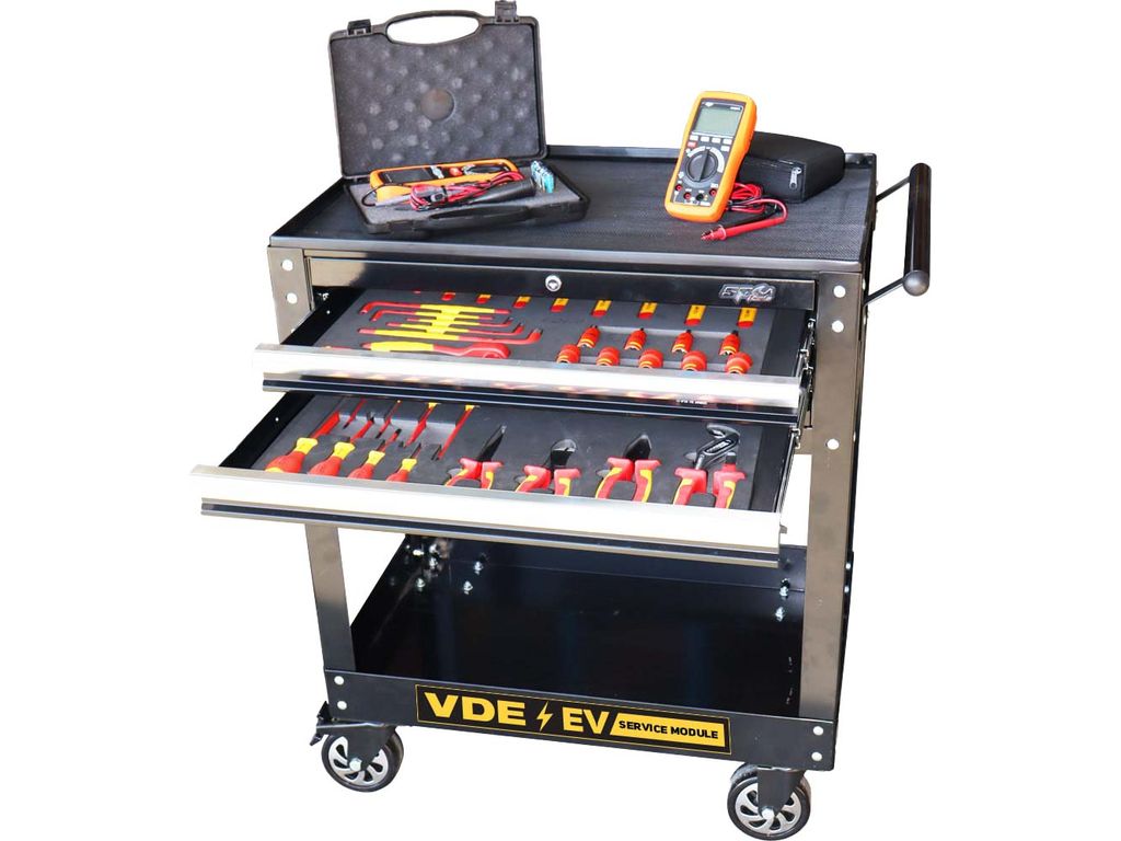 Servante VDE 1000V équipée de 46 outils CUSTOM SERIES SP Tools