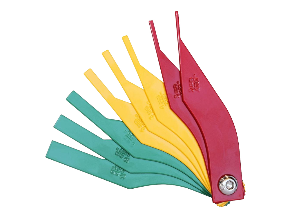 Jauges d'épaisseur pour plaquettes de freins - 8 outils SP Tools