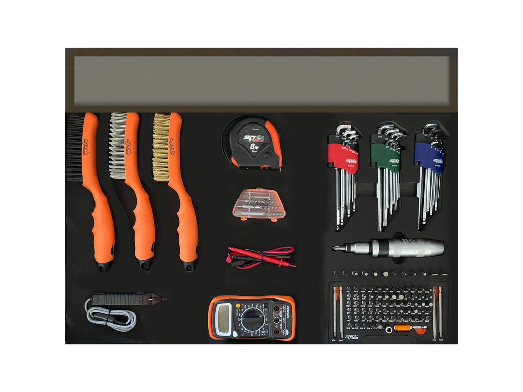 Module brosses - clés males - mesure (XL) SP Tools