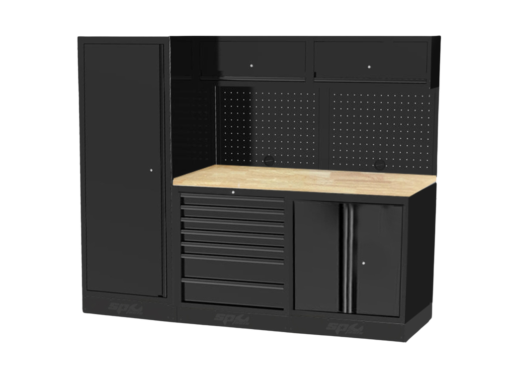 Mobilier USA - 2 modules et armoire 1 porte Bois SP Tools