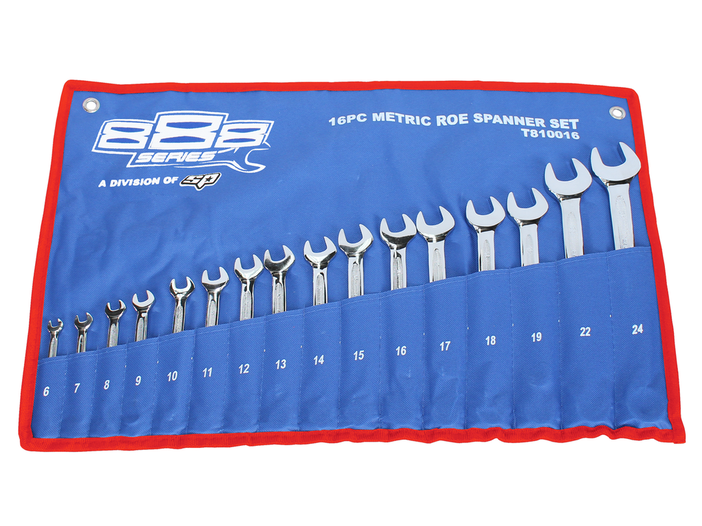 Assortiment de clés mixtes - 16 pièces SP Tools