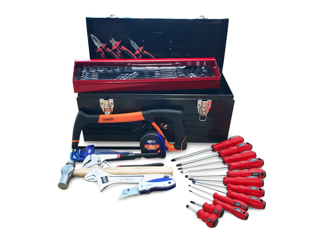 Caisse à outils équipée - 66 pièces SP Tools