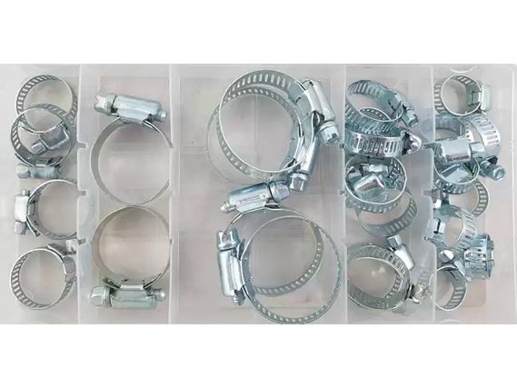 Assortiment colliers Mikalor - à crémaillère estampés (26pc)