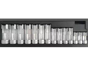 Coffret douilles spéciales fendues (14pc)