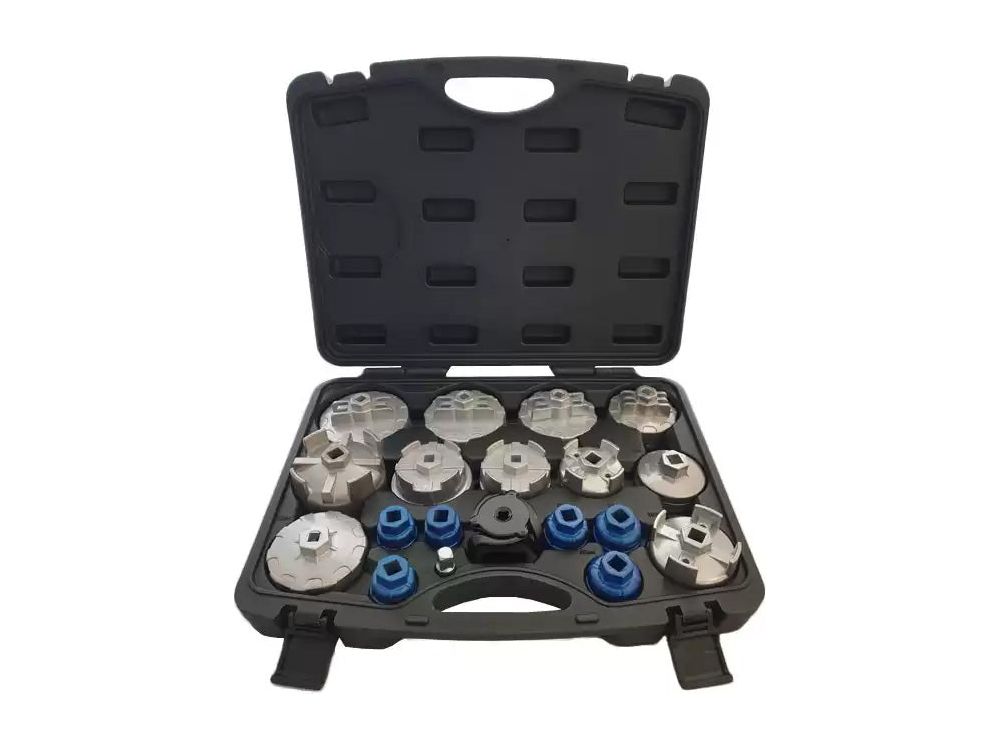 Coffret cloches alu pour filtres à huile (19pc)