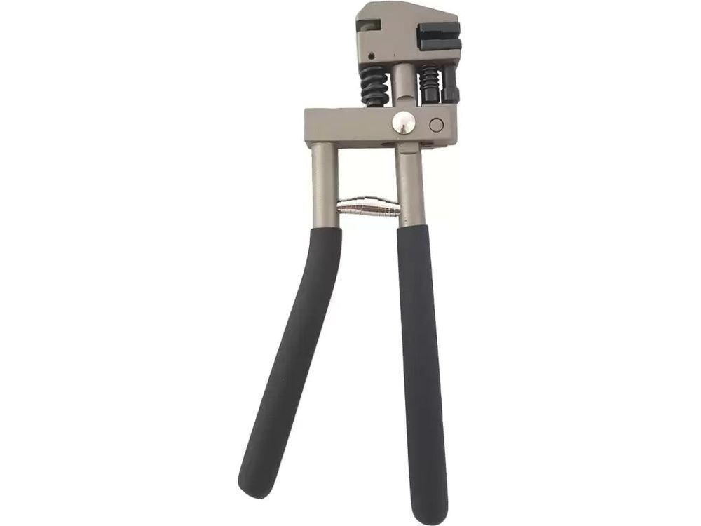 Pince à soyer et poinçonner à tête rotative