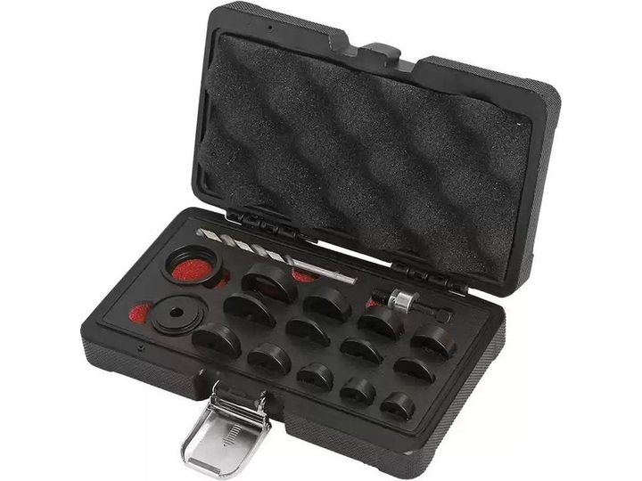 Coffret emporte pièces pour la découpe des capteurs de recul (27pc)