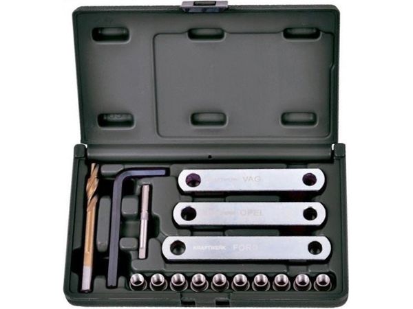 Coffret réparation filetage de freins (16pc)