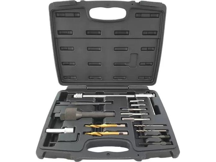 Coffret extracteurs de bougies de préchauffage et réparation filetage (15pc)