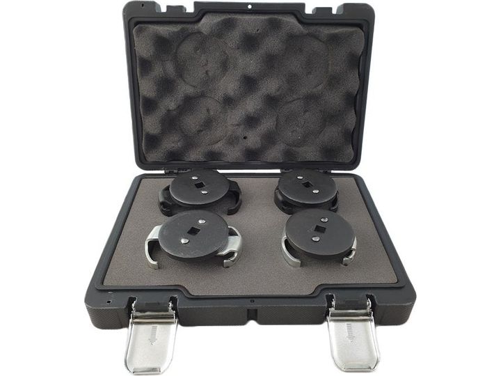 Coffret clés auto serrantes pour filtres à huile (4pc)