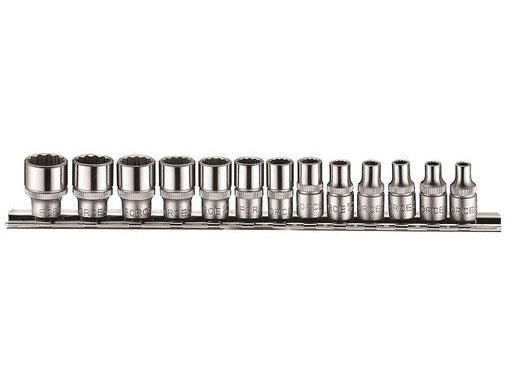 Rack de douilles 1/4" courtes 6p (13pc)