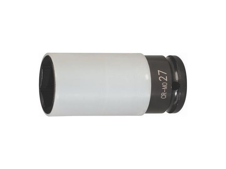 Douille 1/2" longue impact 6P en couleur 27mm