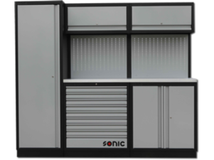 Mobilier MSS SONIC L2300mmxH2000xP500 INOX Sonic equipment