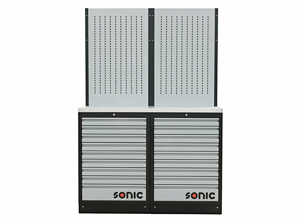 Mobilier MSS SONIC L1360mmxH2000xP500 INOX - Tonic distribution - Mobilier Gamme MSS - mobilier-mss-sonic-l1360mmxh2000xp500-inox - Mobilier d'atelier, Mobilier Gamme MSS - Tonic distribution