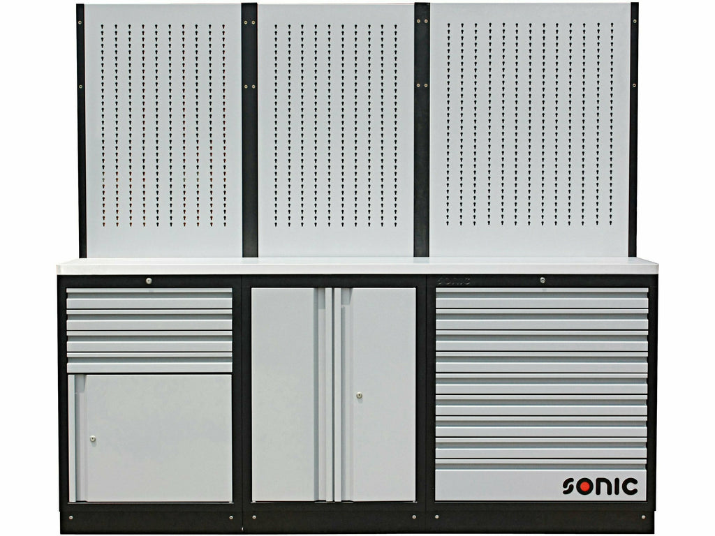 Mobilier MSS SONIC L2100mmxH2000xP500 INOX Sonic equipment