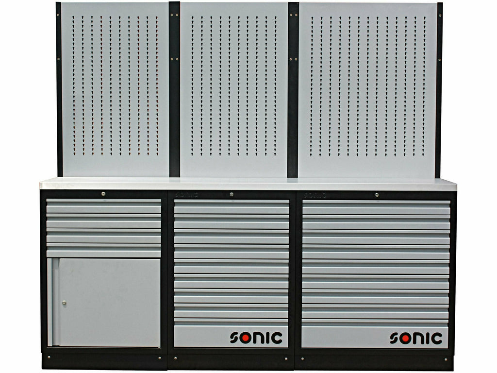 Mobilier MSS SONIC L2100mmxH2000xP500 INOX Sonic equipment