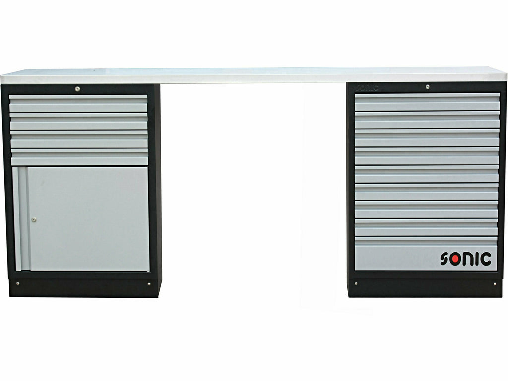 Mobilier MSS SONIC L2100mmxH1000xP500 INOX Sonic equipment