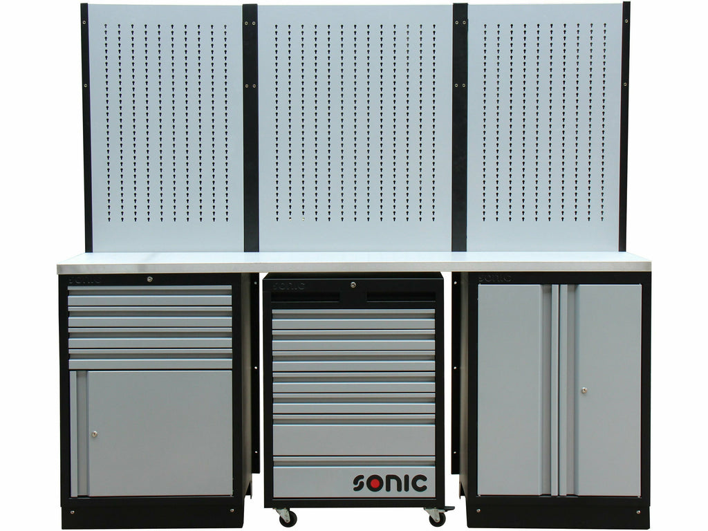 Mobilier MSS SONIC L2190mmxH2000xP500 INOX Sonic equipment