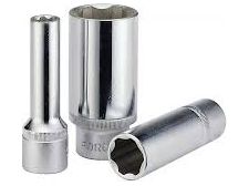 Douille 3/8" longue 6P convexe de 6