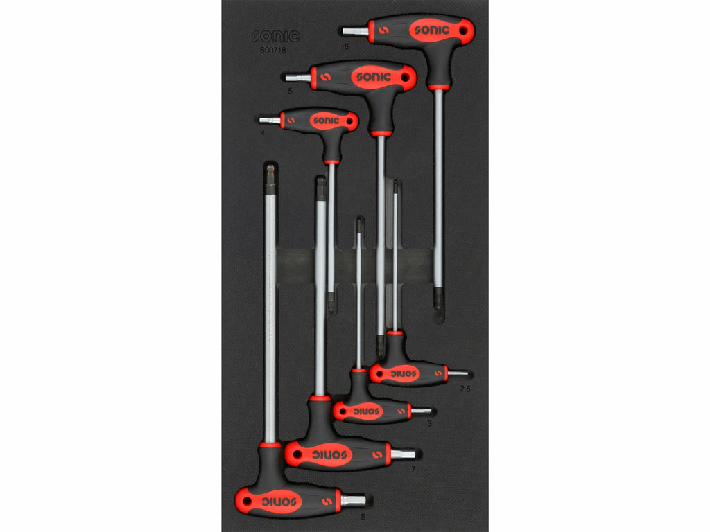 Module 1/3 (S) (7pc) clés mâles emmanchées 6p sphériques Sonic equipment