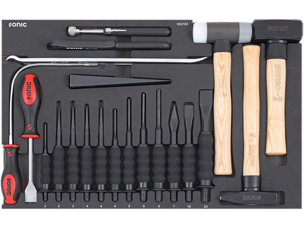 Module (M) (21pc) outils de frappe, pince flexible, lampe stylo Sonic equipment