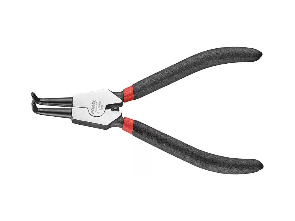 Pince circlips fermante courbée 140mml