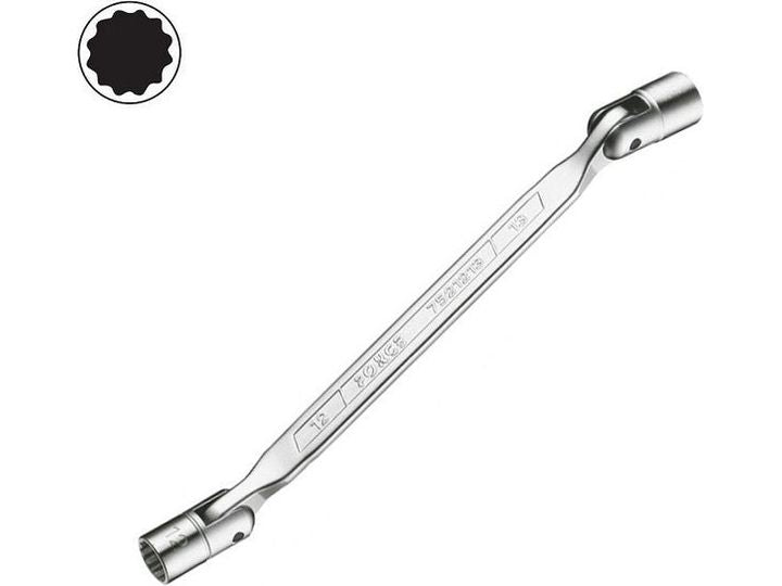 Clé à douille 12P articulée 8x9