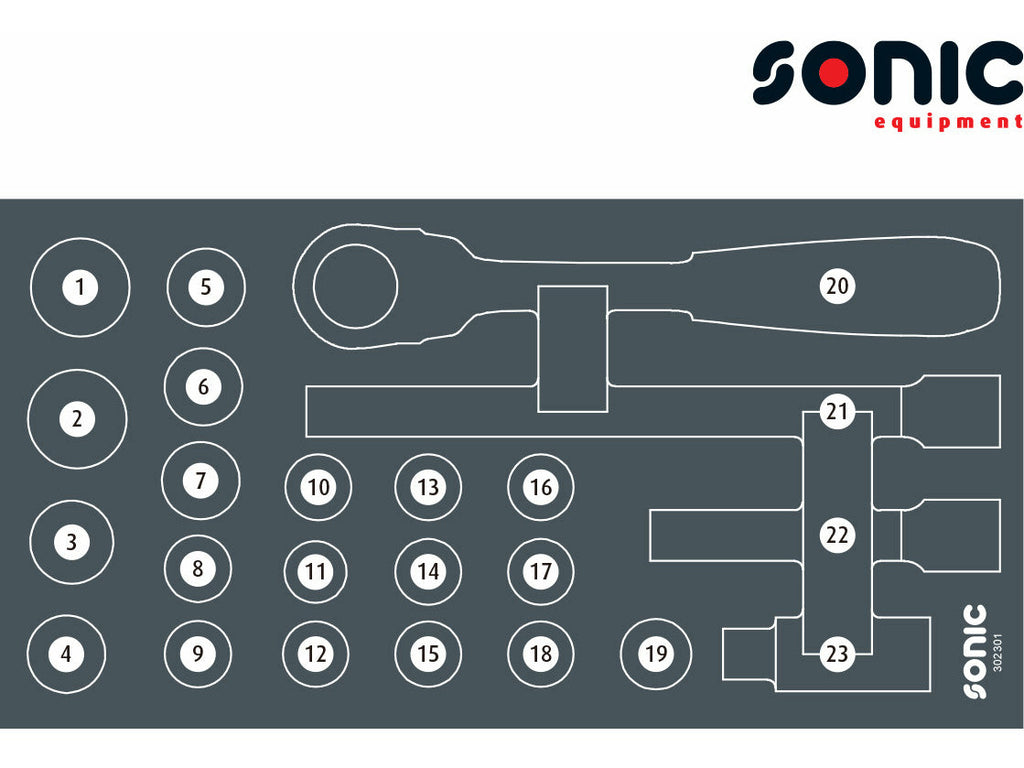 Module vide 1/3 302301 Sonic equipment