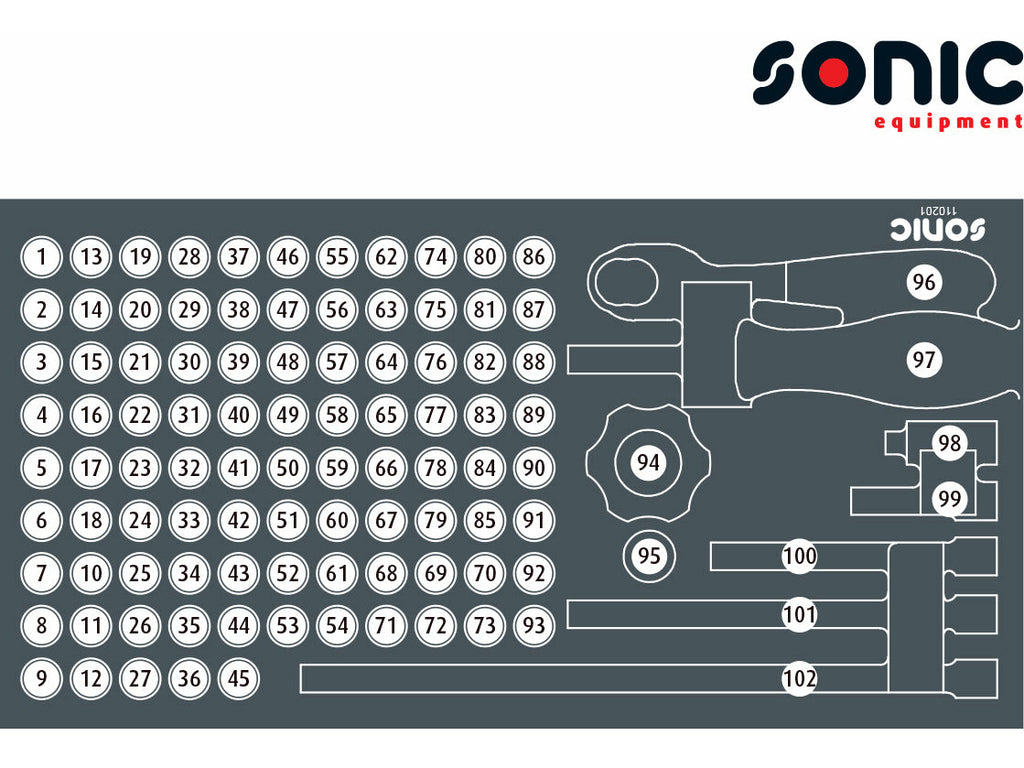 Module vide 1/3 110201 Sonic equipment